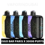 ISGO BAR PARIS X 30000 PUFFS DISPOSABLE VAPE
