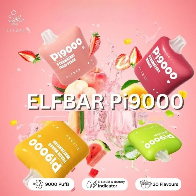 Elf Bar Pi9000 Puffs Disposable Vape 5%