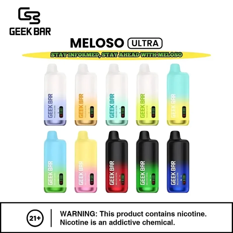 GEEK BAR Meloso Ultra Disposable 10000Puffs Rechargeable Vape in Dubai, UAE