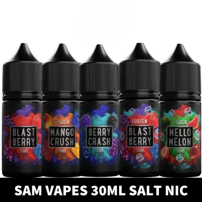 SAM VAPES Salt Nicotine 30ml E-Liquid 30mg & 50mg Vape Juice in Dubai, UAE