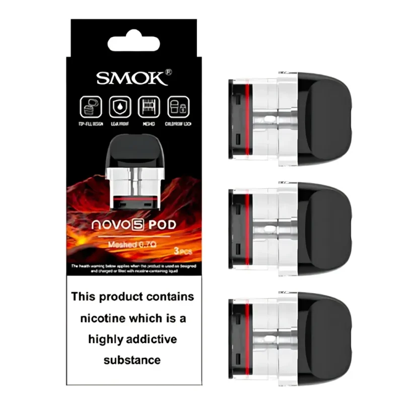 SMOK-Novo-5-Pods-Mesh-0.7ohm-MTL-Replacement-Pod-Cartridge-in-Dubai-UAE-1.webp