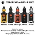 VAPORESSO Armour Max Pod Mod 220W Kit in Dubai