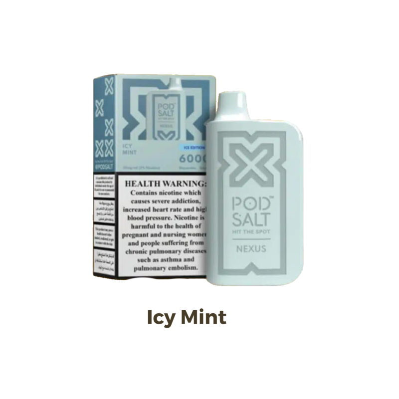 PodSalt Nexus 6000 Puffs Disposable - Icy Mint