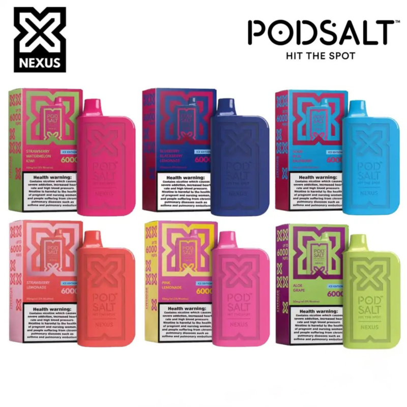 PodSalt Nexus 6000 Puffs Disposable In Dubai
