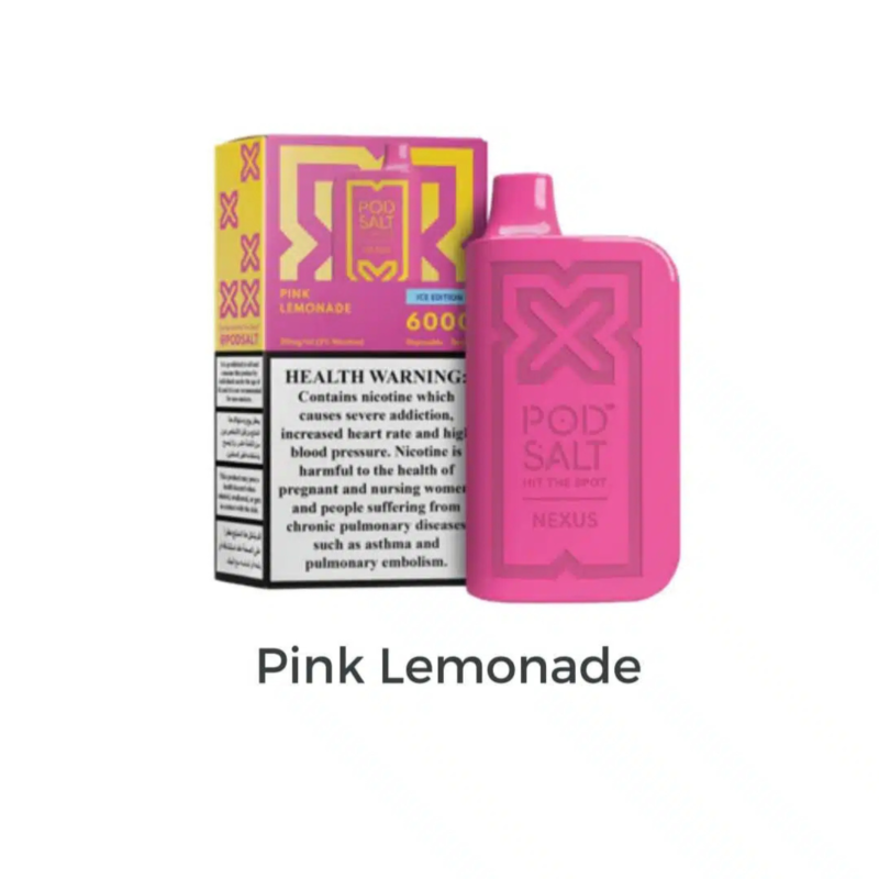 PodSalt Nexus 6000 Puffs Disposable - Pink Lemonade